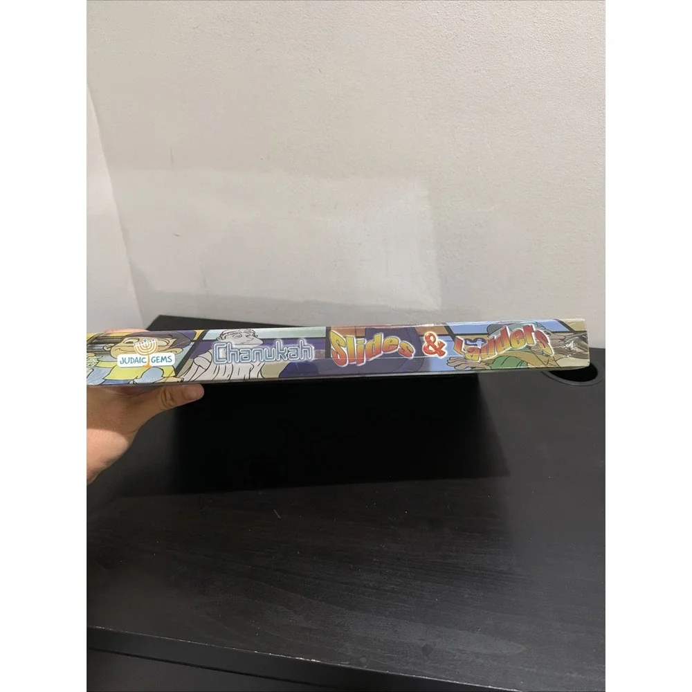 Judaic Gems Chanukah Slides & Ladders Board Game Players 2-4 Age 3+ Brand New